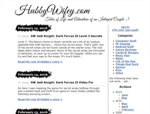 Tablet Screenshot of hubbywifey.com